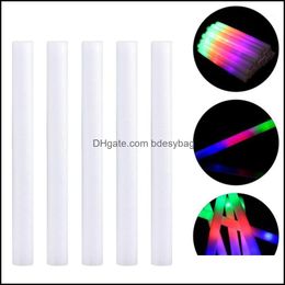 Feestdecoratie 10 stks colorf led fluorescerende sticks concertglow praktische licht stick drop levering 2021 home tuin festi bdesybag dhvpm