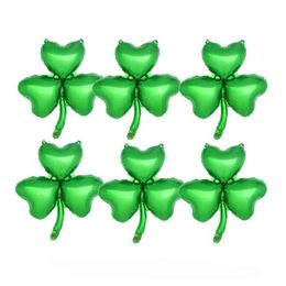 Party Decoratie 10 stks Groene Klaver St Patrick's Day Decoraties Shamrock Ierse Bruiloft Home Decor Supplies2801