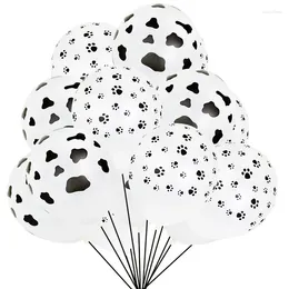 Décoration de fête 10pcs / lot 12 pouces chien Wagyu imprimer ballons en latex enfants anniversaire bébé douche faveurs jouet