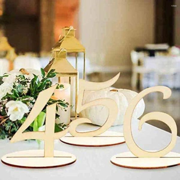 Decoración de fiestas 10pcs/paquete artesanía suministros de placas de bodas