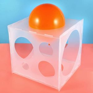 Partijdecoratie 11 Gaten Ballon Sizer Ball Box Bogen Kolommen Maken Grootte Meetinstrument voor verjaardag