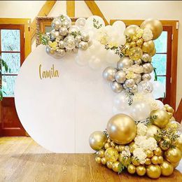 Party Decoratie 112pcs Balloon Boog Gold Silver Garland Wedding Baby Shower Stand Birthday DecorationParty
