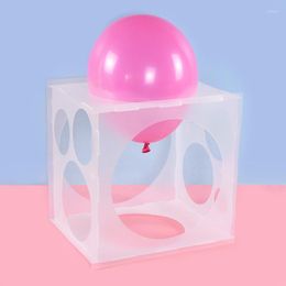 Party Decoratie 11 Gaten Plastic Ballon Sizer Box Ballon Grootte Meet Tool voor verjaardag Wedding Globos Bogen kolommen