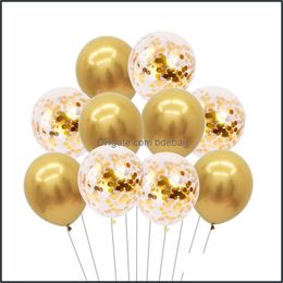 Feestdecoratie 12 inches metalen ballondecoratie chroom kleur latex parel licht circar ballonnen bardian mode hoge kwaliteit en dhroy