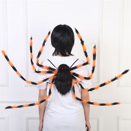 Décoration de fête 125M Halloween Spider Creative Pocket Mascarade Props Candy Color Strap Big 220915