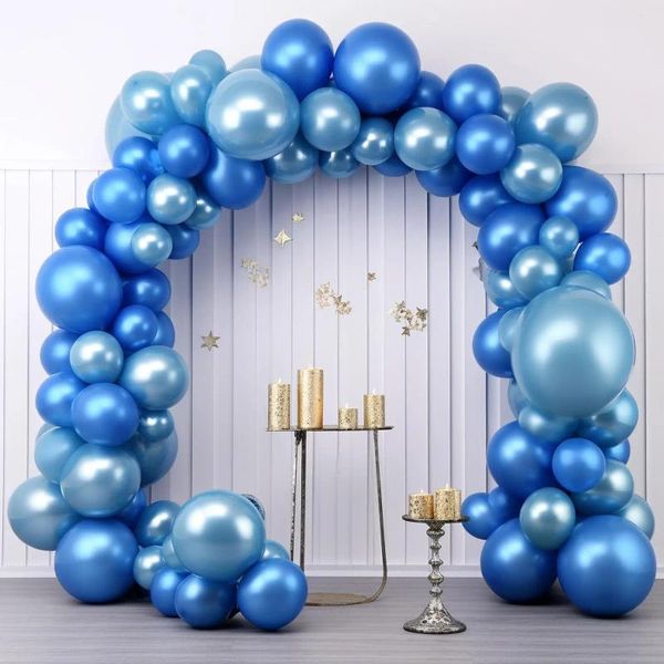 Décoration de fête 127pcs set pour anniversaire Balloons en latex Streamers décorations ballon suspendu le plafond tourbillon