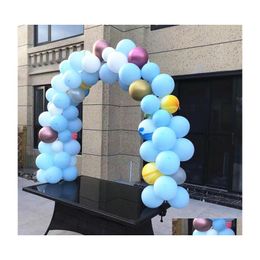 Décoration De Fête 12Ft Table Balloon Arch Kit Ballons Réglables Colonne Stand Diy Anniversaire Décorations De Mariage Baby Shower Decor Bal Dhrg5