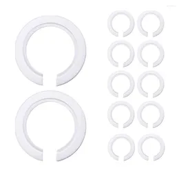 Décoration de fête 12pcs Shade de lampe E27 à E14 Trou Convertisseur Ring Reducer pour les stores à vis ajustées