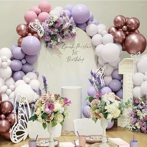 Décoration de fête 130pcs ballon Garland Arch Kit Latex set pour l'anniversaire de mariage Baby Shower Wholesale
