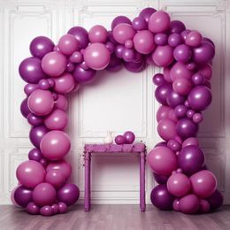 Party Decoratie 132 % Set 18 inch wijnlatex voor verjaardagsballons Ballonstreamers Decoraties