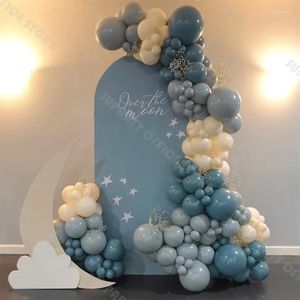 Feestdecoratie 145st Verjaardag Sterrenhemel Decoratieve Benodigdheden Blauwe Latex Ballon Combinatie Slinger Set Voor Kinderen