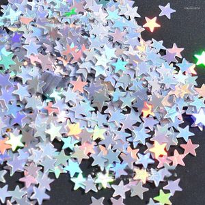 Party Decoratie 15G Iridescent Sparkle Star Glitter Confetti 6mm Gold voor jaar Tafelverstrooiing Kerstdecor Diy Supplie