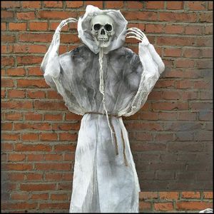 Décoration De Fête 165Cm Halloween Suspendu Fantôme Maison Hantée Évasion Horreur Décorations Terreur Effrayant Props Thème Fête Goutte Ornement Dhsme