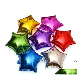 Décoration de fête 18 pouces Star Aluminium Film Ballon Mariage Colorfl Gonflable Foil Rrb14385 Drop Delivery Home Garden Festive Suppl Otlgo