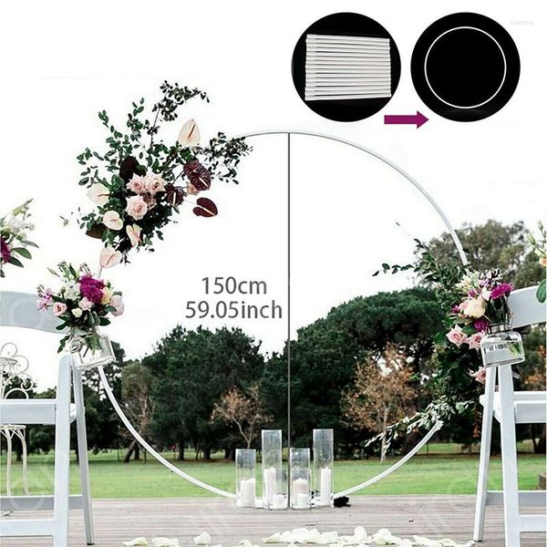 Décoration de fête 180cm anneau ballon arc de mariage bricolage anniversaire bébé douche couronne cadre support de fond cercle Ballon Stand