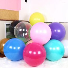 Décoration de fête 18 pouces ballons ronds en Latex hélium Support mariage/événement/anniversaire/bébé douche décorations fournitures 100 pcs/lot