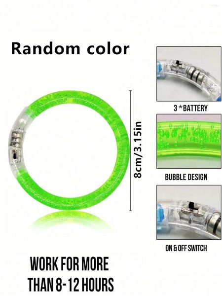 Décoration de fête 1PC / 5pcs - bracelet lueur LED Glow-in-the Dark Stick Supplies Twinkle
