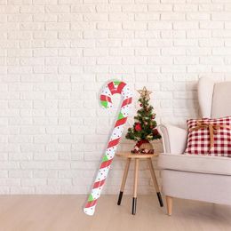 Party Decoratie 1 PC Kerstmis Decorting Home Ballonnen Hangende voorraden Santa Claus Walking Stick opblaasbare speelgoedkruk