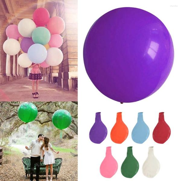 Décoration de fête 1pc Bouler coloré de 23 pouces ballon ballon hélium gonflable gros ballons en latex pour un anniversaire ou désherbant