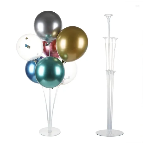 Décoration de fête 1pc Table de mariage Ballon Ballon Stand de support Holder Support Column Floating Baby Shower Birthday Decor