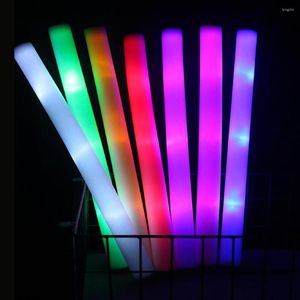 Décoration de fête 1 Pcs/Lot bâtons lumineux en vrac coloré LED bâton Cheer Tube dans la lumière sombre pour noël