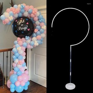 Feestdecoratie 1 set Gender Reveal Ballonnen Vraag Stand Ballon Kolom Jongen Of Meisje Baby Shower Ballons Decor
