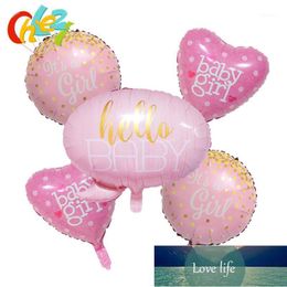 Party Decoratie 1 Set Hello Baby Folie Ballonnen Het is een Meisje / Jongen Helium Ballon Verjaardag Kinderen Speelgoed Geslacht Onthullen Globos Douche1 Fabriek Prijs Expert Design Quality