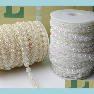 Party Decoratie 1Spool 25meter ivoor/ witte zonnebloem ABS Pearl Garland -kettingbekleding voor bruiloft middelpunt Drop levering 2021 Home G DH4OG