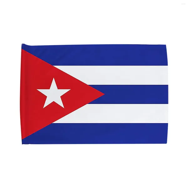 Décoration de fête 2 pièces de camion de drapeau de la fenêtre cubain de 12 x 18 pouces Cuba