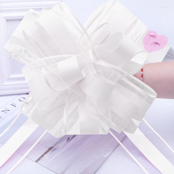 Décoration de fête 20 / 10PCS Pull Bow Ruban Mariage Anniversaire Saint Valentin Fournitures Décor Emballage Cadeau Emballage Rubans De Fleurs Arcs