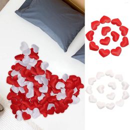 Décoration de fête 200 pièces tissu coeur anniversaire mariage saint valentin confettis décor