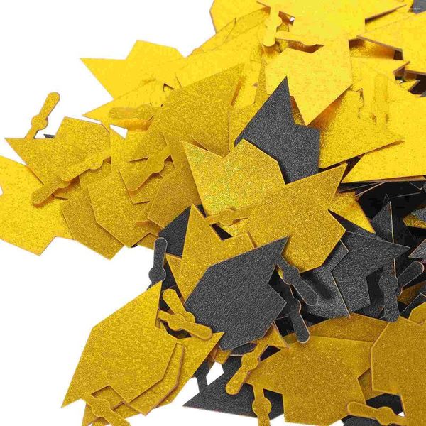 Décoration de fête 200pcs Graduation Confetti Bachelor Chapeau en forme de table créative Cérémonie Fournitures pour