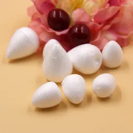 Party Decoration 20PCS DIY White Drop Flower Stamen Modelling Polystyrene Styrofoam Foam Craft Ball For Christmas Gifts Supplies
