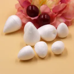 Décoration de fête 20pcs Diy White Drop Flower Modeling Modeling Polystyrene Styrofoam Mousse Craft Ball pour les cadeaux de Noël