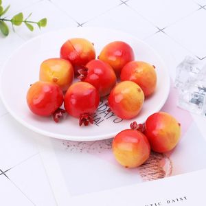 Party Decoration 20 stks Lifelse Simulatie Kunstmatige Granaatappel Fake Fruit Home Decor Dropship