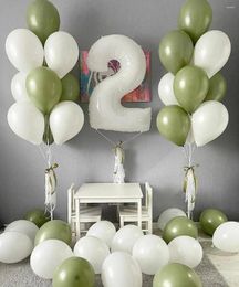 Décoration de fête 21pcs 32 pouces de ballons en papier d'aluminium