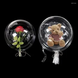 Décoration de fête 22/30 pouces transparent bobo bulle ballon grand coulier large coule gonflable rose rose cade wrap wrap mardi anniversaire décor