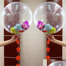 Party Decoratie 24 inch 36 Clear Foil Ballonnen Transparante aluminium Ballon Wedding Verjaardagdecoraties Balon Globos 1pcs Dr BDebag DHSH1