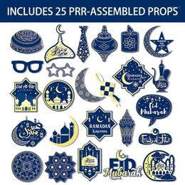 Party Decoration 25 stcs Ramadan Festival Po Booth Props Home Decorations Eid