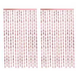 Décoration de fête 2pcs / lot 2M Pénis Toile de fond Rideau PVC Bachelorette Décorations Mariée à être équipe de mariage Decor265W