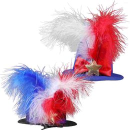 Party Decoration 2pcs Patriotisch 4 juli Tophoed Decoratieve pet