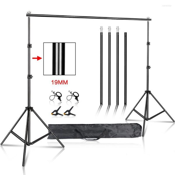 Décoration de fête 2X2 2X3 2.6X3M Fond Stand Pographie Po Studio Écran Vert Décors Chromakey Support Système Cadre Vidéo Pour Les Fêtes