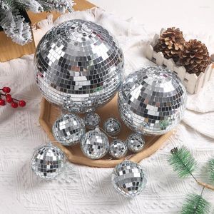 Party Decoratie 3-12cm Silver Christmas Ball Kerstboom Pendent Ornamenten Home Decor Navidad Jaar 2024 Benodigdheden