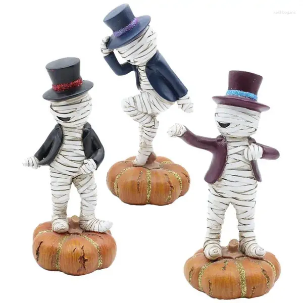 Décoration de fête 3 pièces Halloween maman décor plastique Portable Candys seaux citrouille seau Festival fantôme pour fournitures pour la maison