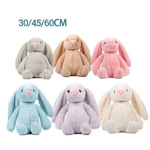 Feestdecoratie 30 cm schattig zacht knuffels bunny plushie lang oor pluche speelgoed peluches konijn paashaas tt0201