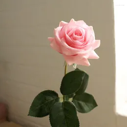 Décoration de fête 35pc / lot artificielle mariage rose fleur maison décor de noël cadeau de saint valentin rétro pivoine fleur fausses fleurs