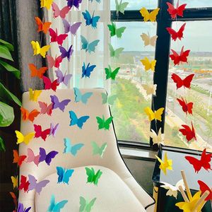 Party Decoratie 3d Paper Butterfly Garland Buntings Wedding Birthday Festival Diy Banner Hangend 1 snaar vlinders