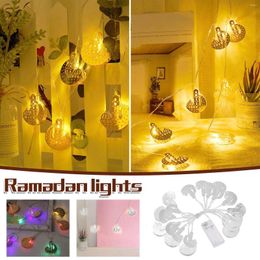 Décoration de fête 3m 20led Ramadan Lantern Lantern Moon Light Decorations for Home Eid Mubarak Decor Aid