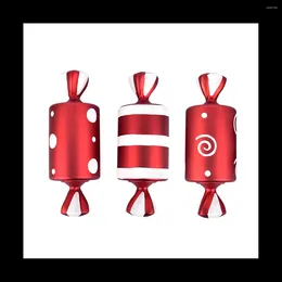 Feestdecoratie 3 stks Kerstmis Decorate Big Candy Cane Diy Trees Pendant Home Favor Year Gift