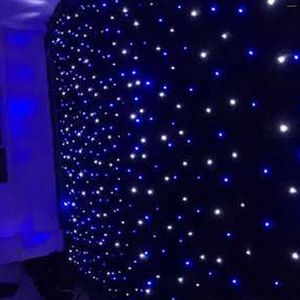 Party Decoration 3x3m LED Background Tissu étoile Starry Sky rideau mur de marai